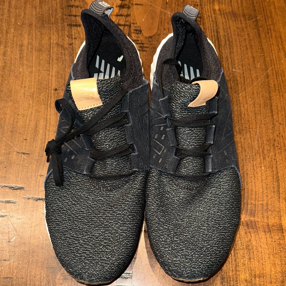 New Balance Blue and Tan Sneakers